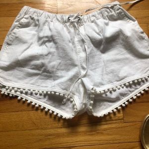 Jcrew linen shorts size m